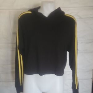 CALIA by Carrie Underwood Black Hoodie with Yellow Stripes